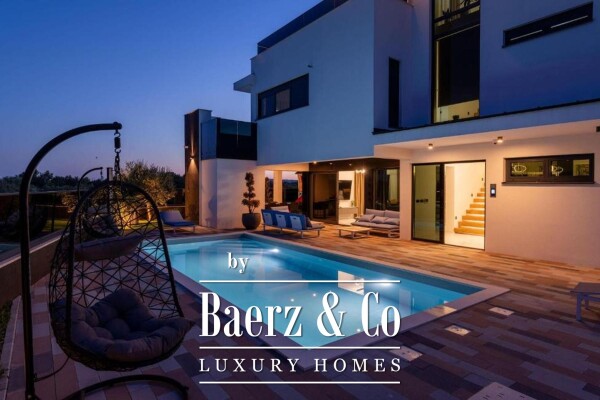 photo 2 Zadar, Sukošan, luxury, modern equipped villa with a sea view