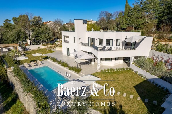 photo 1 Island of Krk, Malinska, luxury villa with two apartments in the first row to the sea