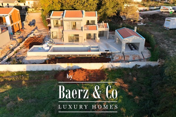 photo 1 Istria, Sv. Lovreč, a villa with a panoramic view of the sea and olive groves