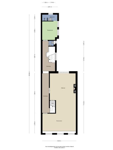 Floor Plan 3 - Rapenburg 45