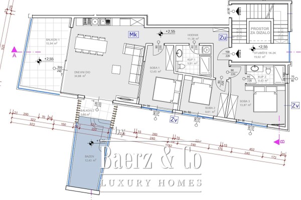 photo 22 Grebaštica, luxury penthouse with a pool and a sea view, first row to the sea, 110,54 m²