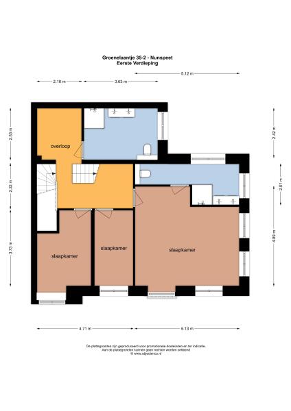 Floor Plan 2 - Groenelaantje 35 b