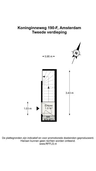 Floor Plan 1 - Koninginneweg 190 F