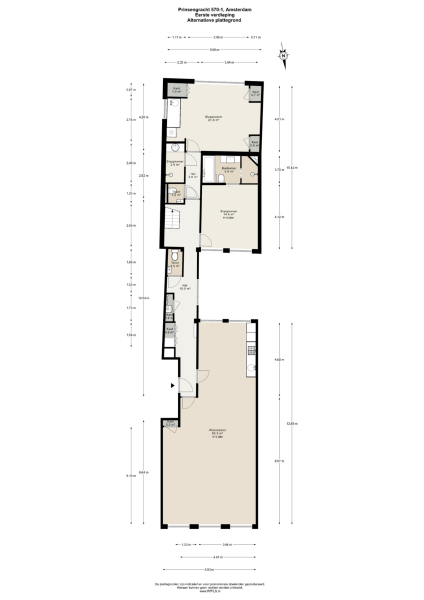 Floor Plan 2 - Prinsengracht 570 1