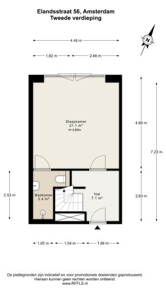 Floor Plan 1 - Elandsstraat 56