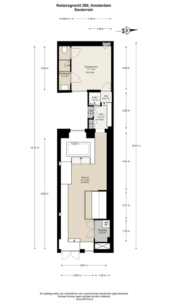 Floor Plan 1 - Keizersgracht 260
