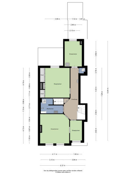 Floor Plan 3 - Rijnsburgerweg 26
