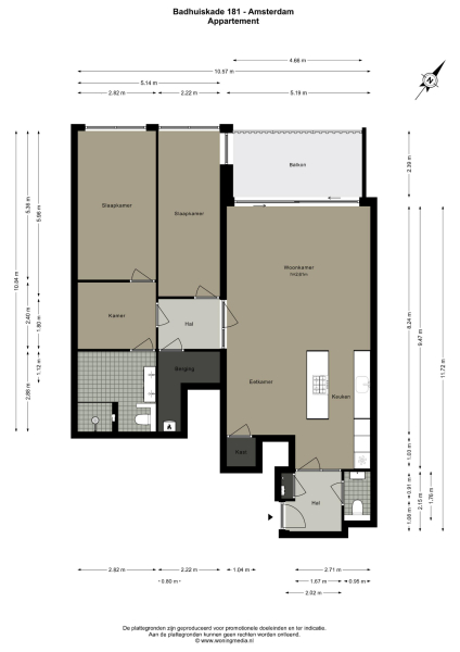Floor Plan 1 - Badhuiskade 181
