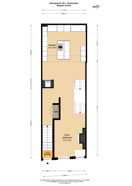 Floor Plan 2 - Herengracht 291