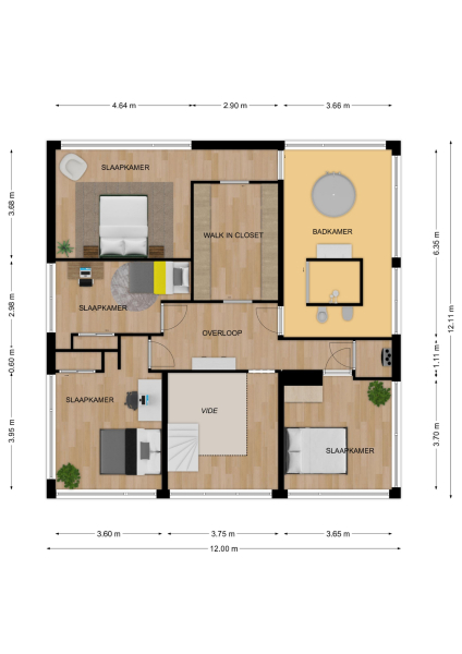Floor Plan 3 - Andromedasingel 13