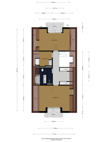 Floor Plan 2 - Diepenbrockstraat 11