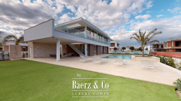 photo 4 Blue Sky Exclusive Collection – key ready 4 bedroom beachfront villa with infinity pool and lift, Pervolia (villa 7)