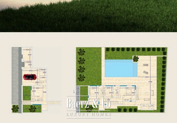 Floor Plan 2 - Blue Sky Exclusive Collection – key ready 4 bedroom beachfront villa with infinity pool and lift, Pervolia (villa 9)