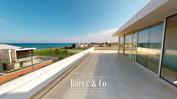 photo 1 Blue Sky Exclusive Collection – key ready 4 bedroom beachfront villa with infinity pool and lift, Pervolia (villa 15)