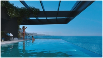 Corner Residence with Panoramic Sea and City Views
