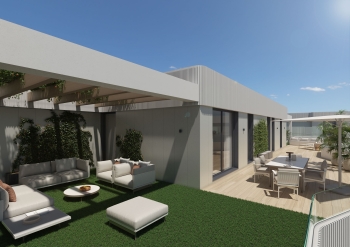 Penthouse with exceptional terrace and extended outdoor living