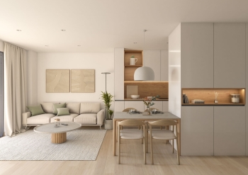 Penthouse with efficient layout and dual terraces