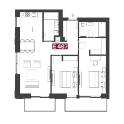 One Bedroom Apartment